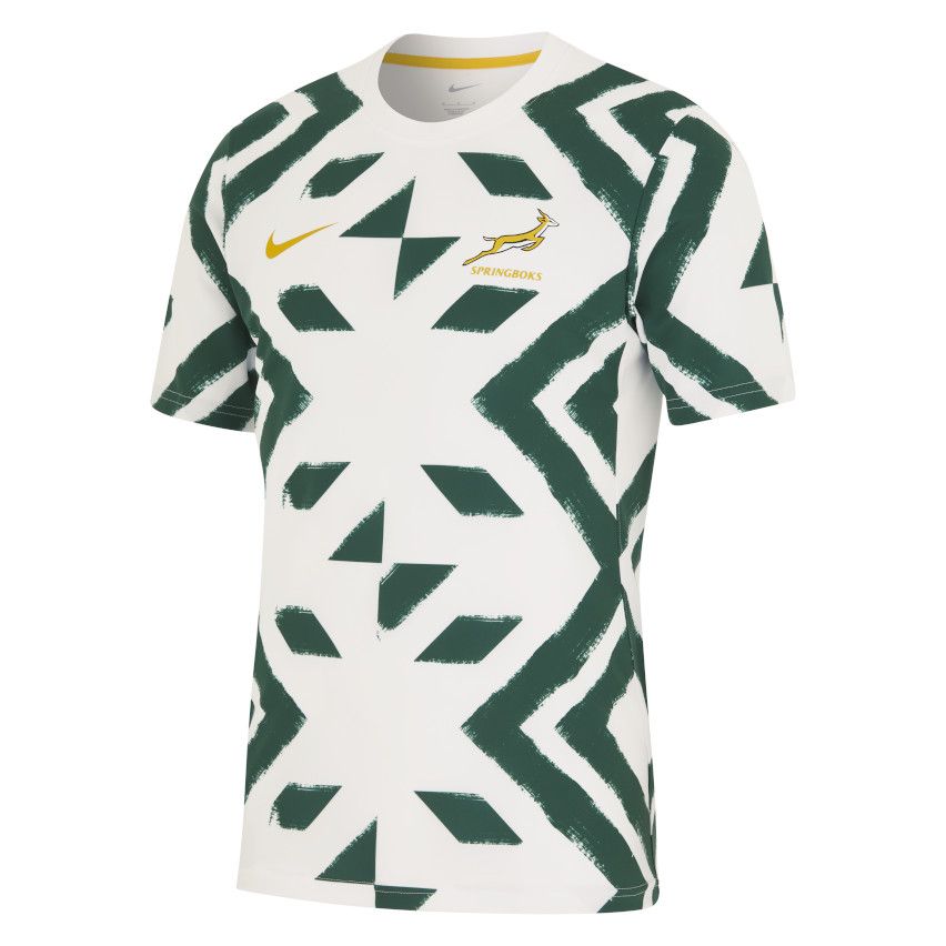 South Africa Rugby Pre-Match Jersey 2024/2025 White - Nike